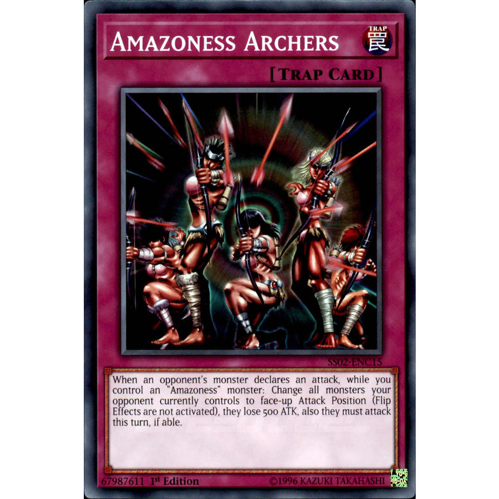 Amazoness Archers SS02-ENC15 Yu-Gi-Oh! Card from the Speed Duel: Duelists of Tomorrow Set