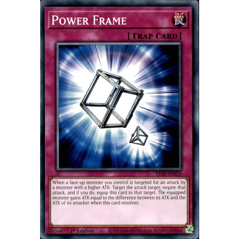 Power Frame STAS-EN033 Yu-Gi-Oh! Card from the 2-Player Starter Set Set