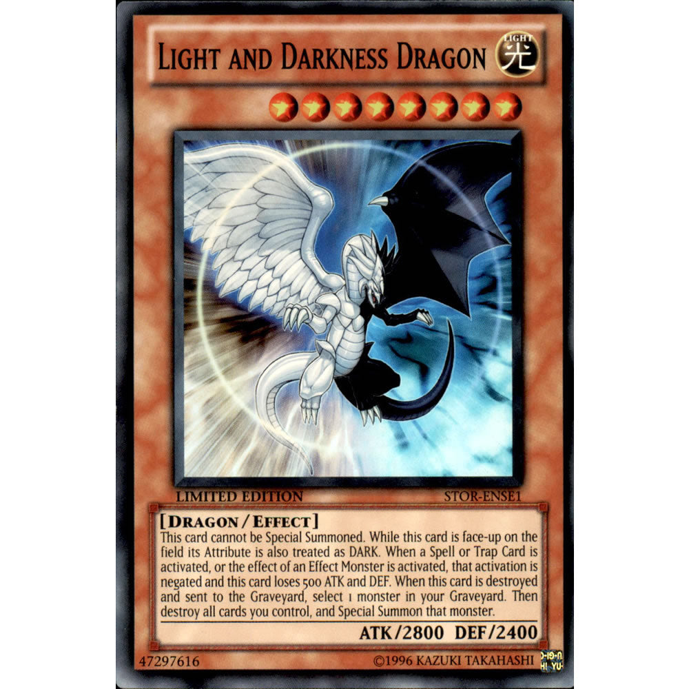 Light and Darkness Dragon STOR-ENSE1 Yu-Gi-Oh! Card from the Storm of Ragnarok Special Edition Set