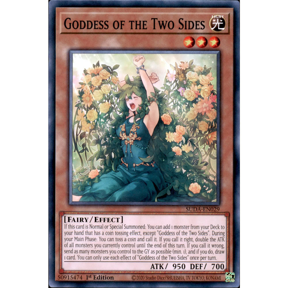 Goddess of the Two Sides SUDA-EN029 Yu-Gi-Oh! Card from the Supreme Darkness Set