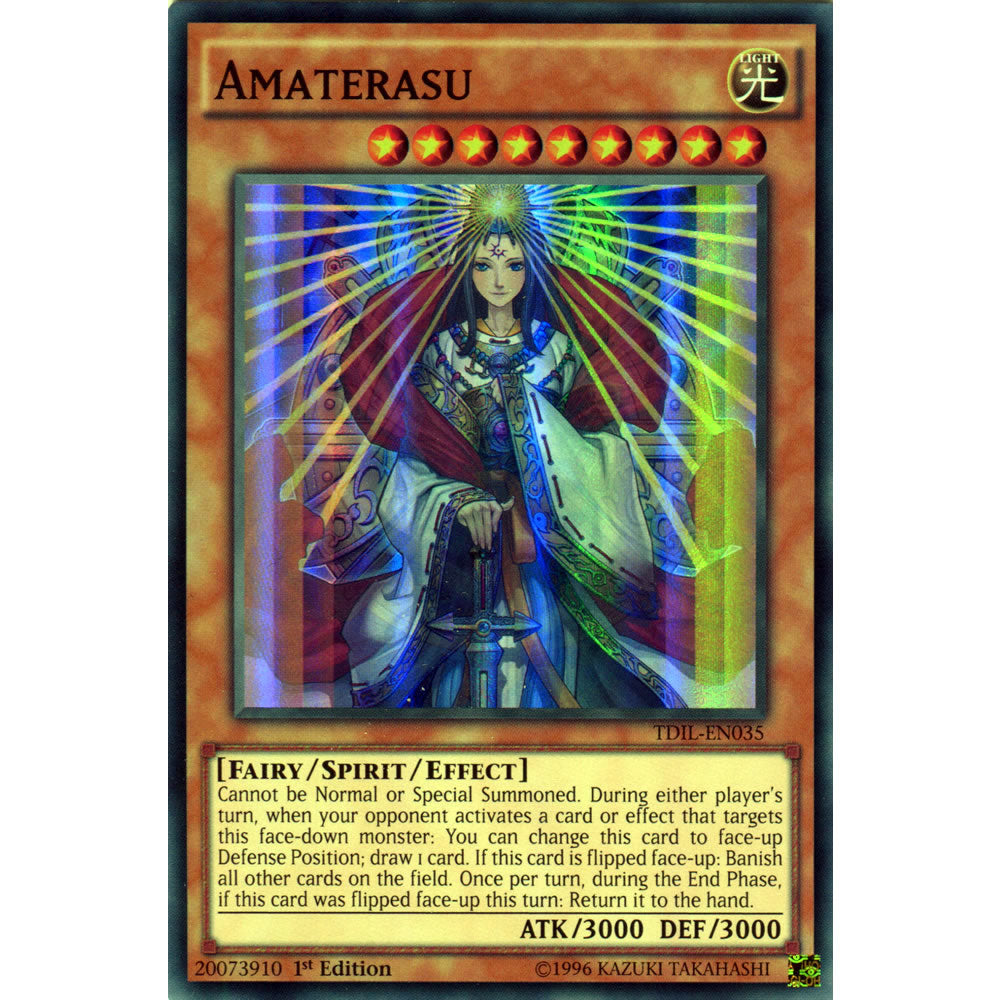 Amaterasu TDIL-EN035 Yu-Gi-Oh! Card from the The Dark Illusion Set