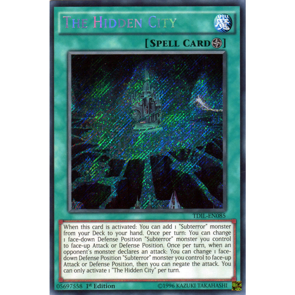 The Hidden City TDIL-EN085 Yu-Gi-Oh! Card from the The Dark Illusion Set