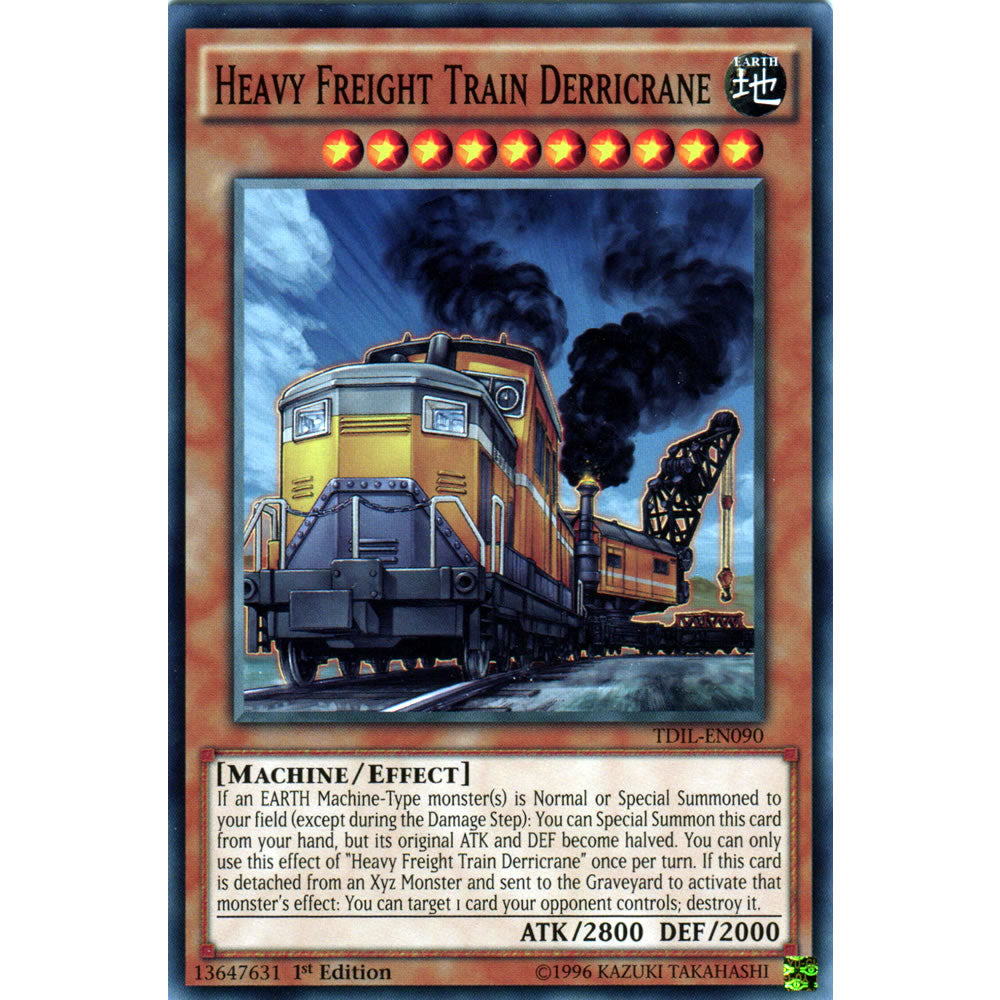 Heavy Freight Train Derricrane TDIL-EN090 Yu-Gi-Oh! Card from the The Dark Illusion Set