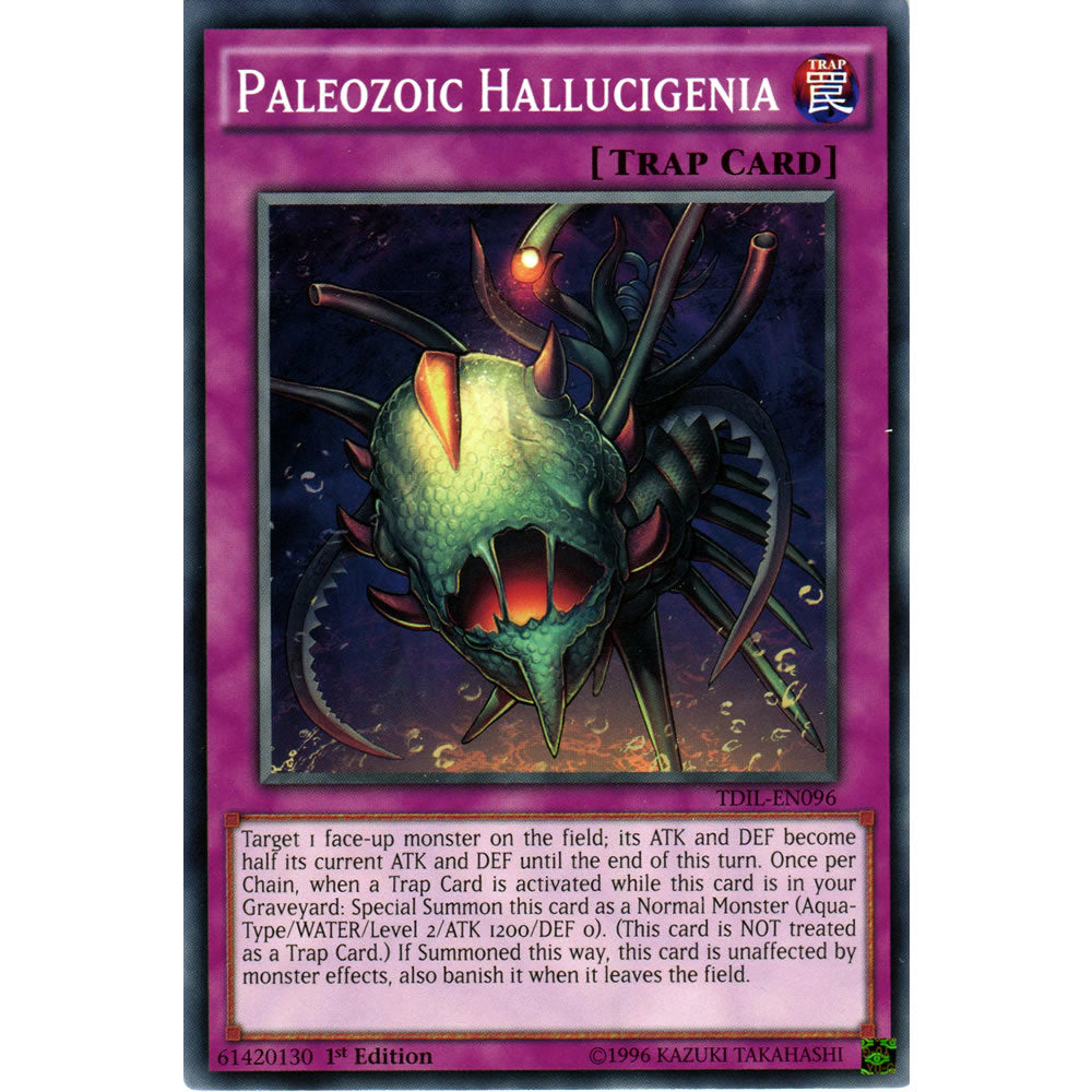 Paleozoic Hallucigenia TDIL-EN096 Yu-Gi-Oh! Card from the The Dark Illusion Set