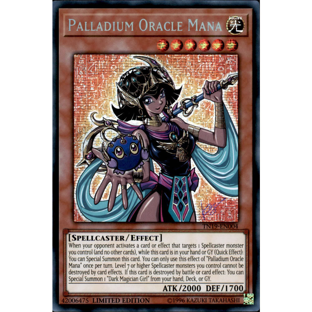 Palladium Oracle Mana TN19-EN004 Yu-Gi-Oh! Card from the Mega-Tin 2019 Promo Set