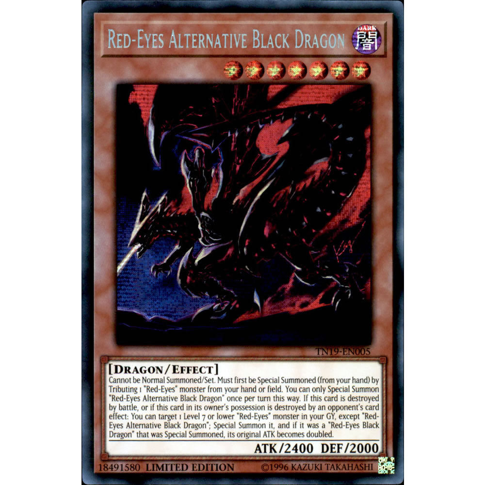 Red-Eyes Alternative Black Dragon TN19-EN005 Yu-Gi-Oh! Card from the Mega-Tin 2019 Promo Set