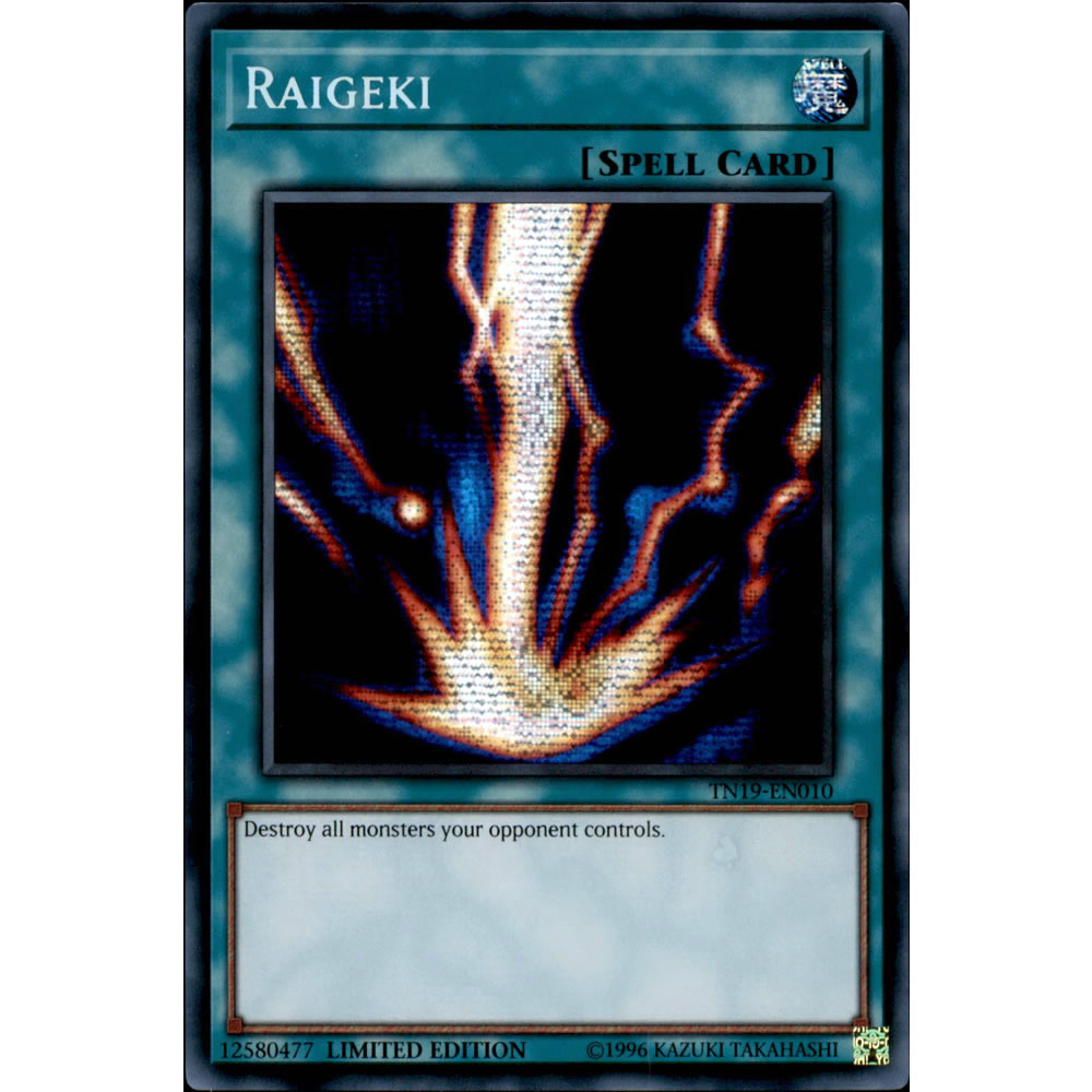 Raigeki TN19-EN010 Yu-Gi-Oh! Card from the Mega-Tin 2019 Promo Set