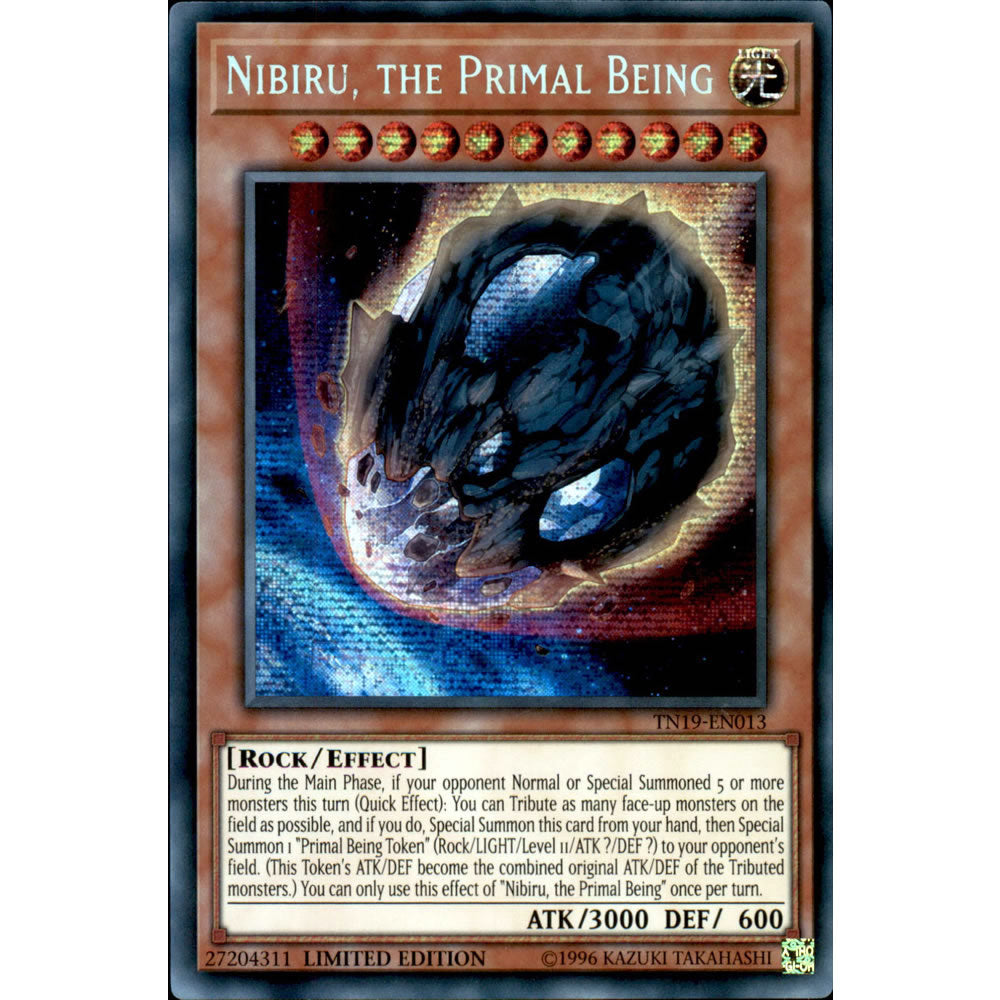 Nibiru, the Primal Being TN19-EN013 Yu-Gi-Oh! Card from the Mega-Tin 2019 Promo Set