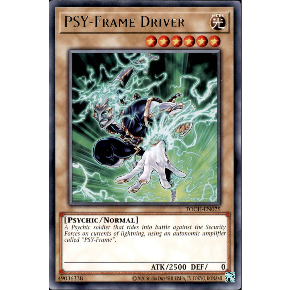 PSY-Frame Driver TOCH-EN025 Yu-Gi-Oh! Card from the Toon Chaos Set