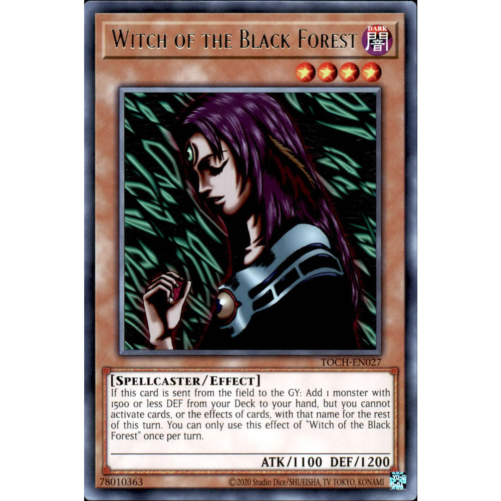 Witch of the Black Forest TOCH-EN027 Yu-Gi-Oh! Card from the Toon Chaos Set