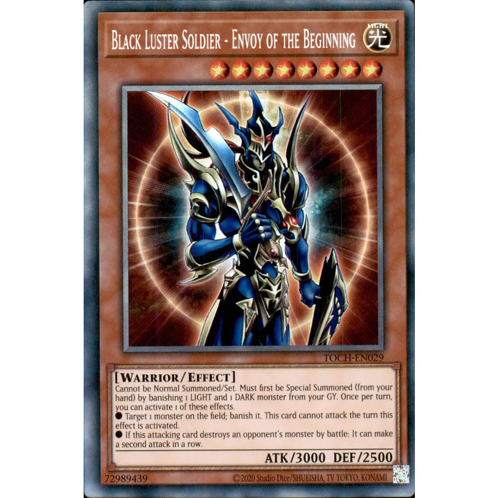 Black Luster Soldier - Envoy of the Beginning TOCH-EN029 Yu-Gi-Oh! Card from the Toon Chaos Set