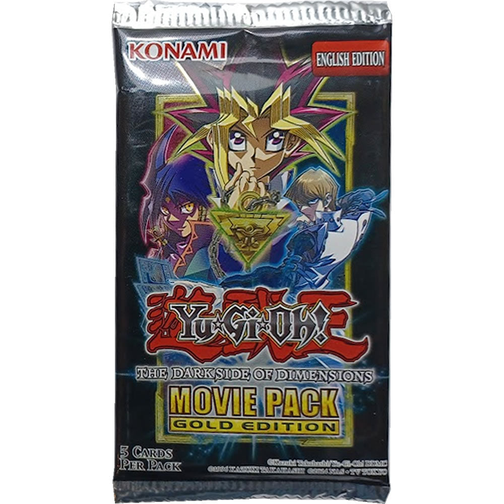 Yu-Gi-Oh! The Dark Side of Dimensions Movie Pack Gold Edition Booster Pack