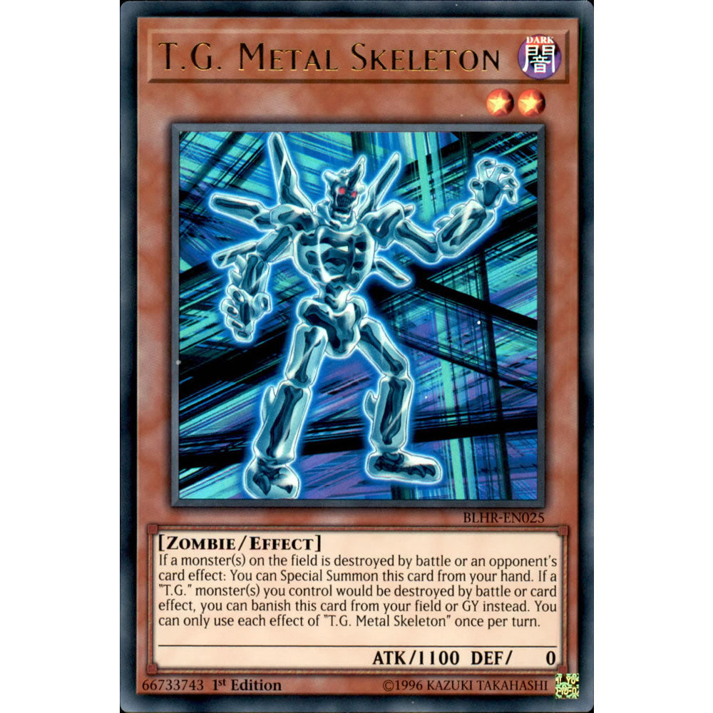 T.G. Metal Skeleton BLHR-EN025 Yu-Gi-Oh! Card from the Battles of Legend: Hero's Revenge Set