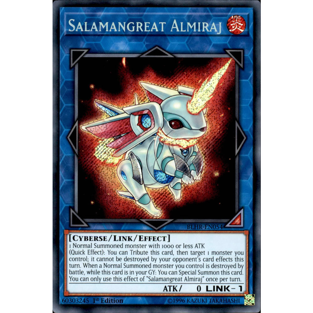 Salamangreat Almiraj BLHR-EN054 Yu-Gi-Oh! Card from the Battles of Legend: Hero's Revenge Set