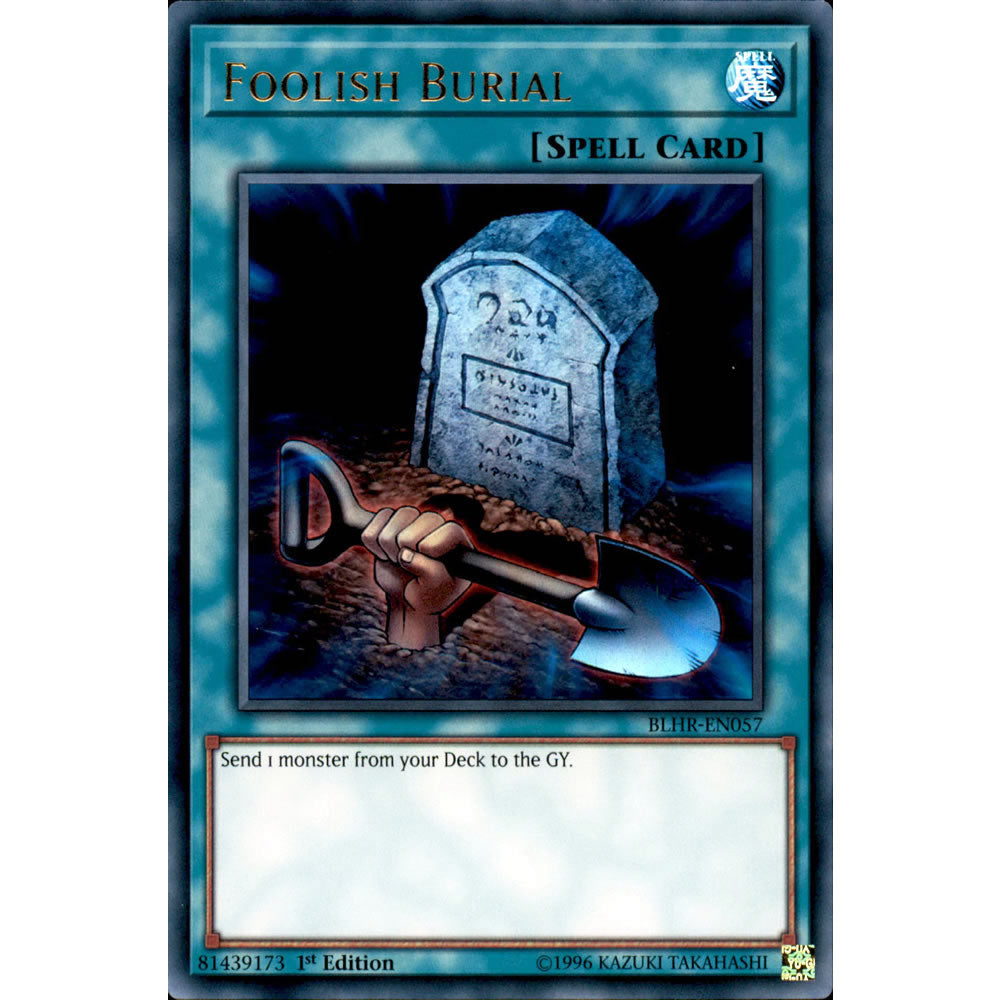 Foolish Burial BLHR-EN057 Yu-Gi-Oh! Card from the Battles of Legend: Hero's Revenge Set