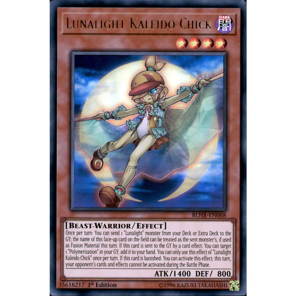 Lunalight Kaleido Chick BLHR-EN068 Yu-Gi-Oh! Card from the Battles of Legend: Hero's Revenge Set