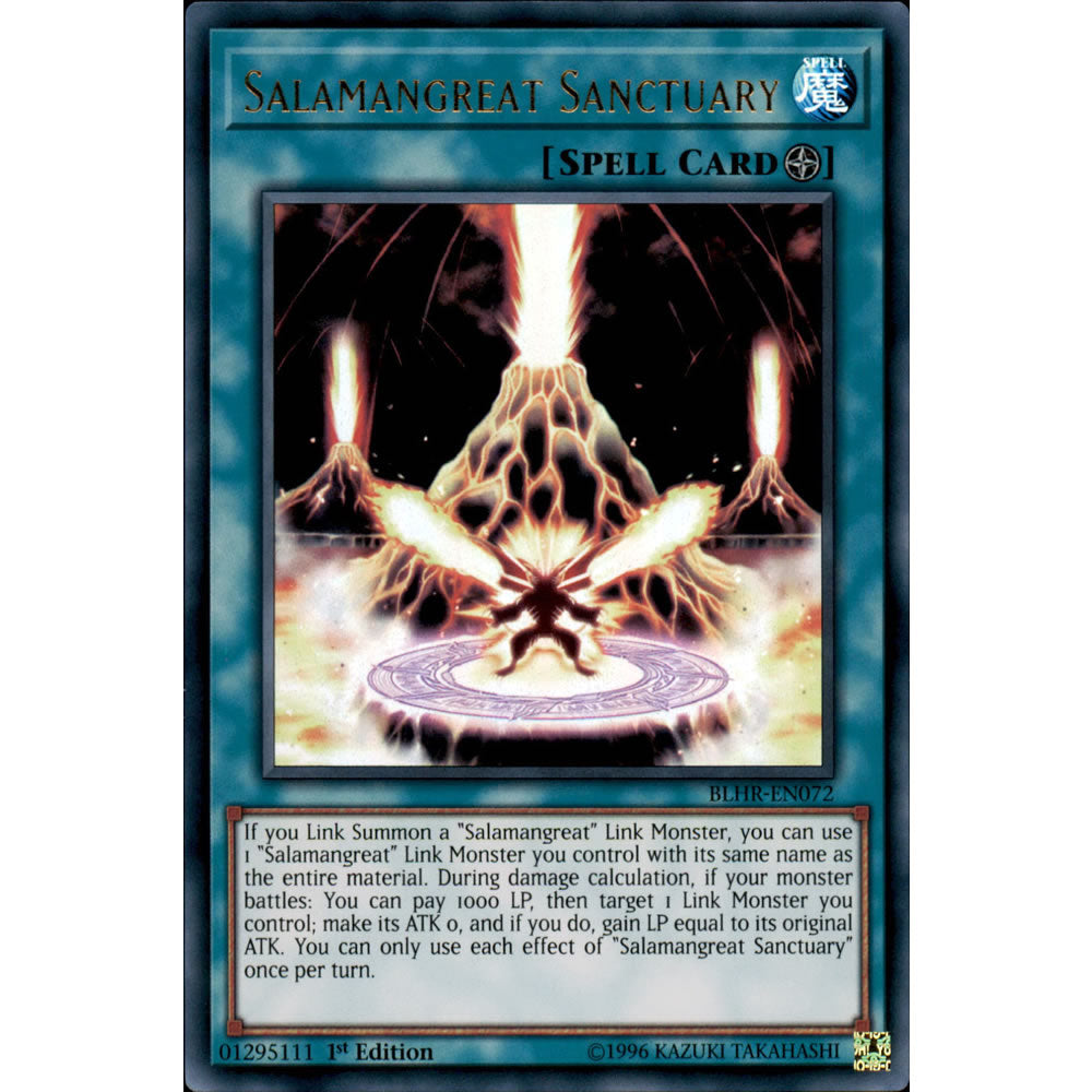 Salamangreat Sanctuary BLHR-EN072 Yu-Gi-Oh! Card from the Battles of Legend: Hero's Revenge Set