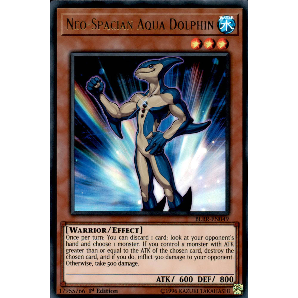 Neo-Spacian Aqua Dolphin BLRR-EN049 Yu-Gi-Oh! Card from the Battles of Legend: Relentless Revenge Set