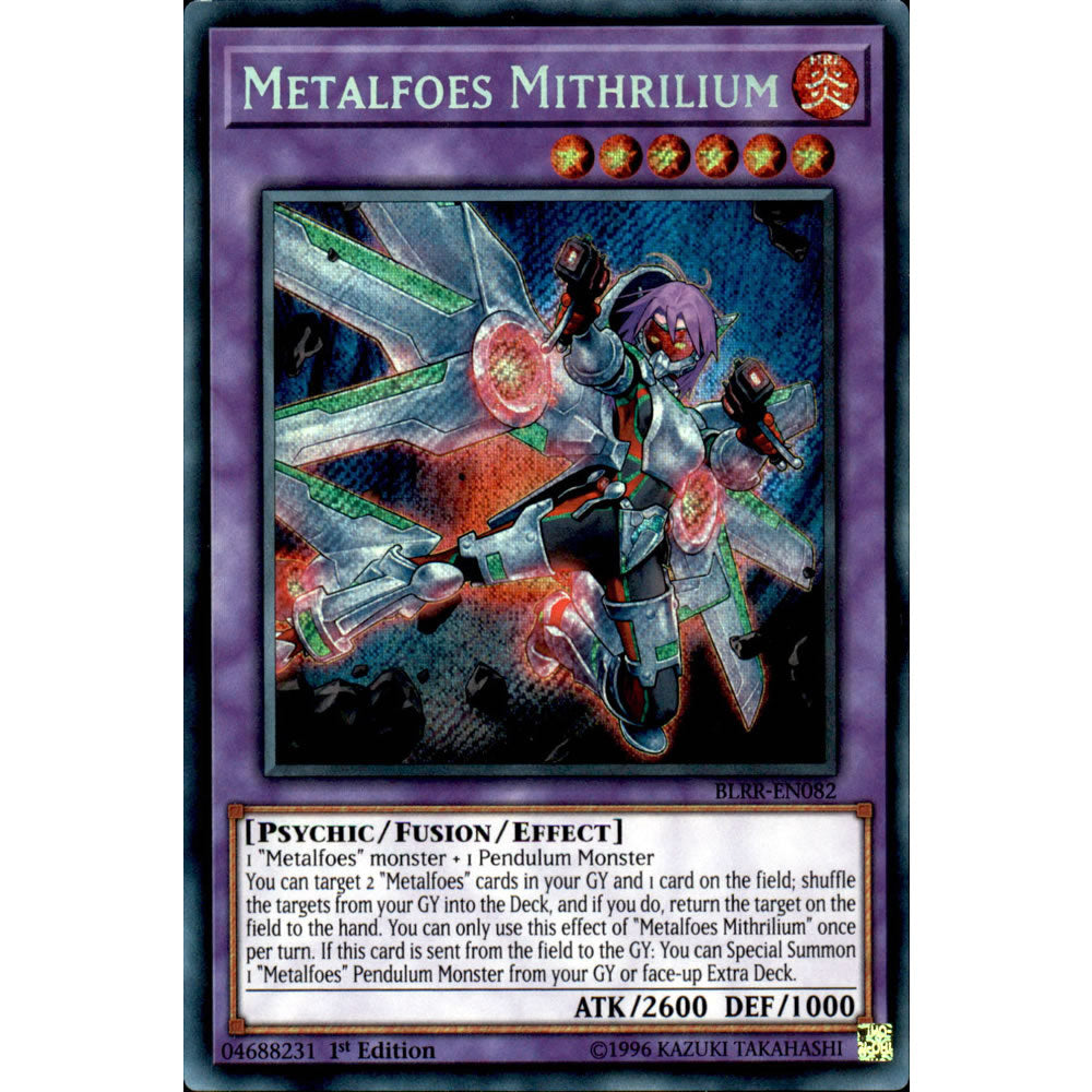 Metalfoes Mithrilium BLRR-EN082 Yu-Gi-Oh! Card from the Battles of Legend: Relentless Revenge Set