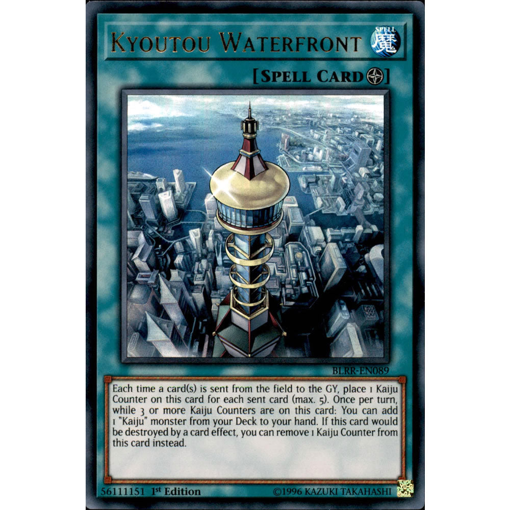 Kyoutou Waterfront BLRR-EN089 Yu-Gi-Oh! Card from the Battles of Legend: Relentless Revenge Set