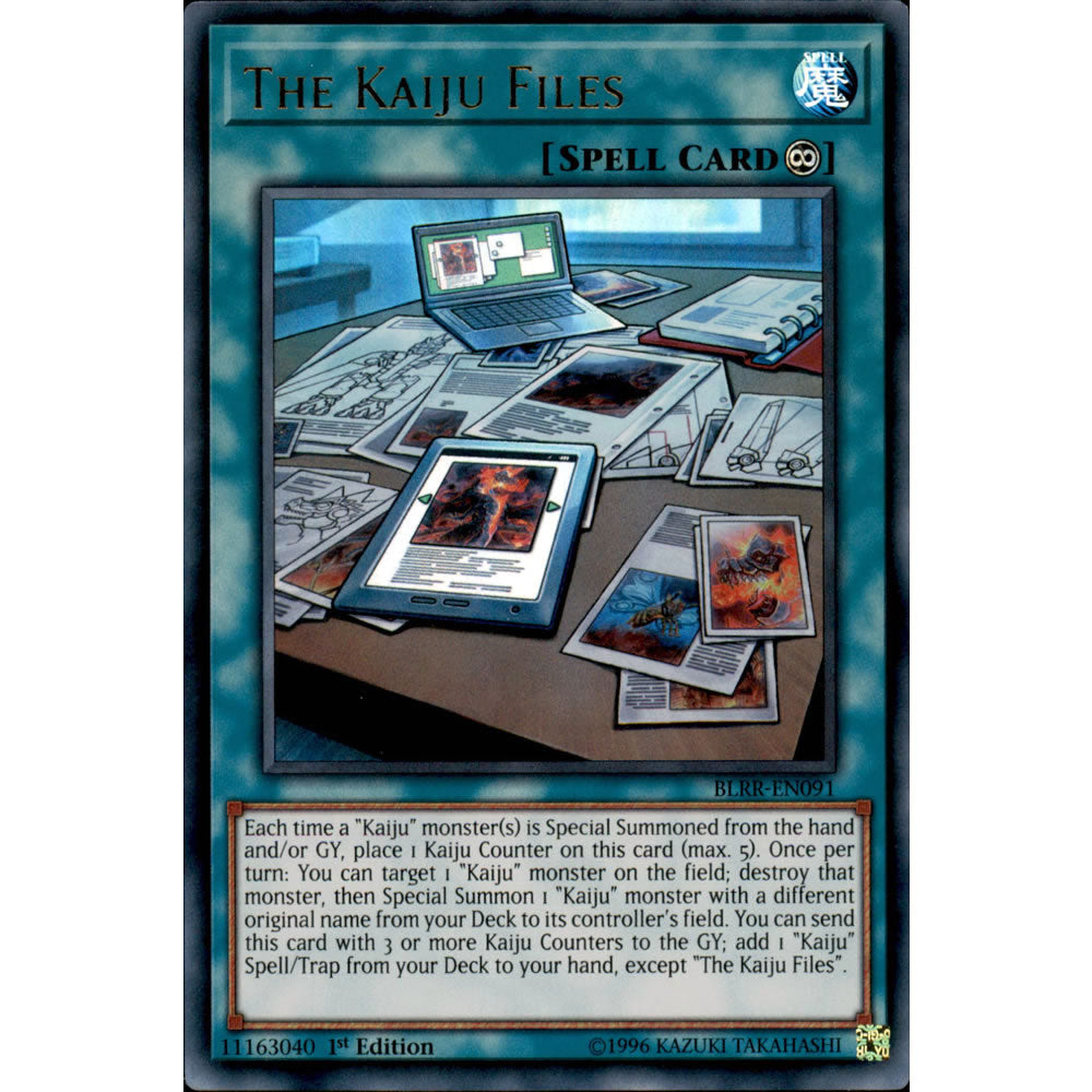 The Kaiju Files BLRR-EN091 Yu-Gi-Oh! Card from the Battles of Legend: Relentless Revenge Set