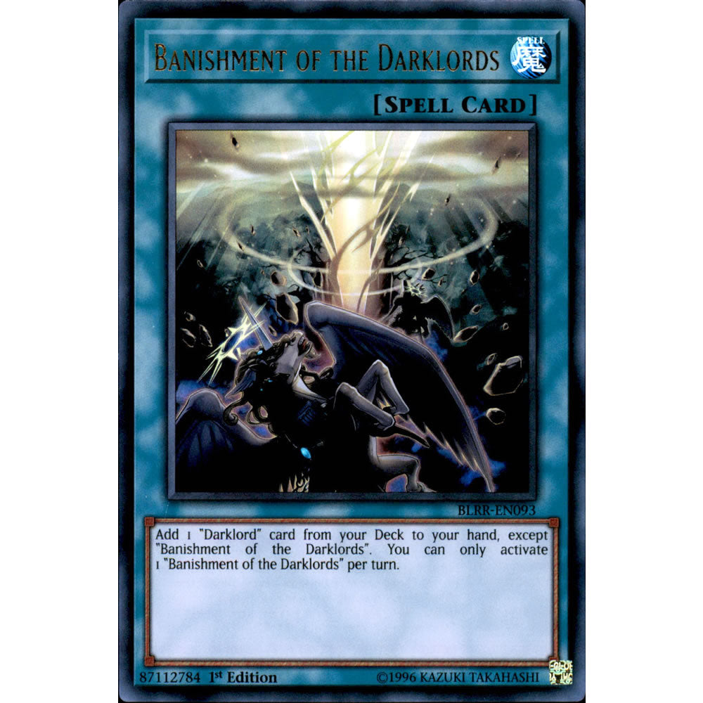 Banishment of the Darklords BLRR-EN093 Yu-Gi-Oh! Card from the Battles of Legend: Relentless Revenge Set