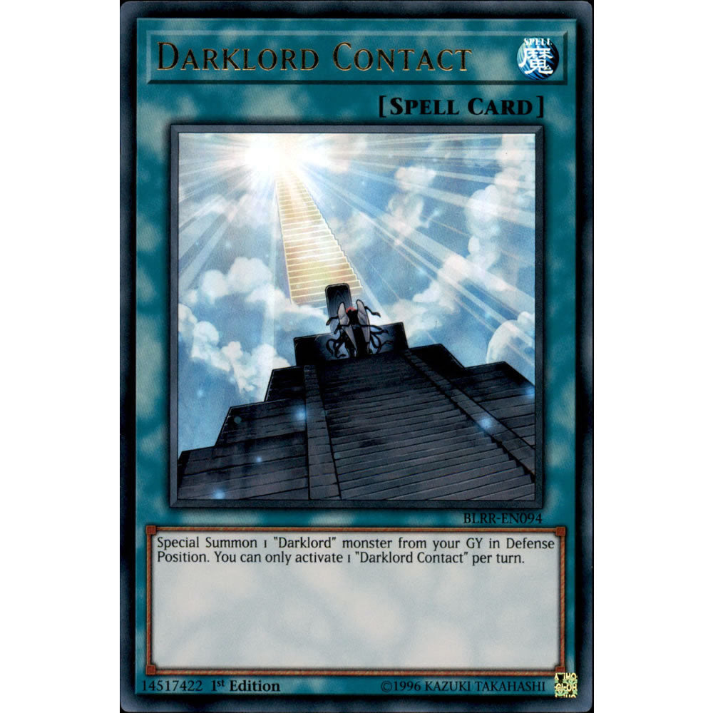 Darklord Contact BLRR-EN094 Yu-Gi-Oh! Card from the Battles of Legend: Relentless Revenge Set