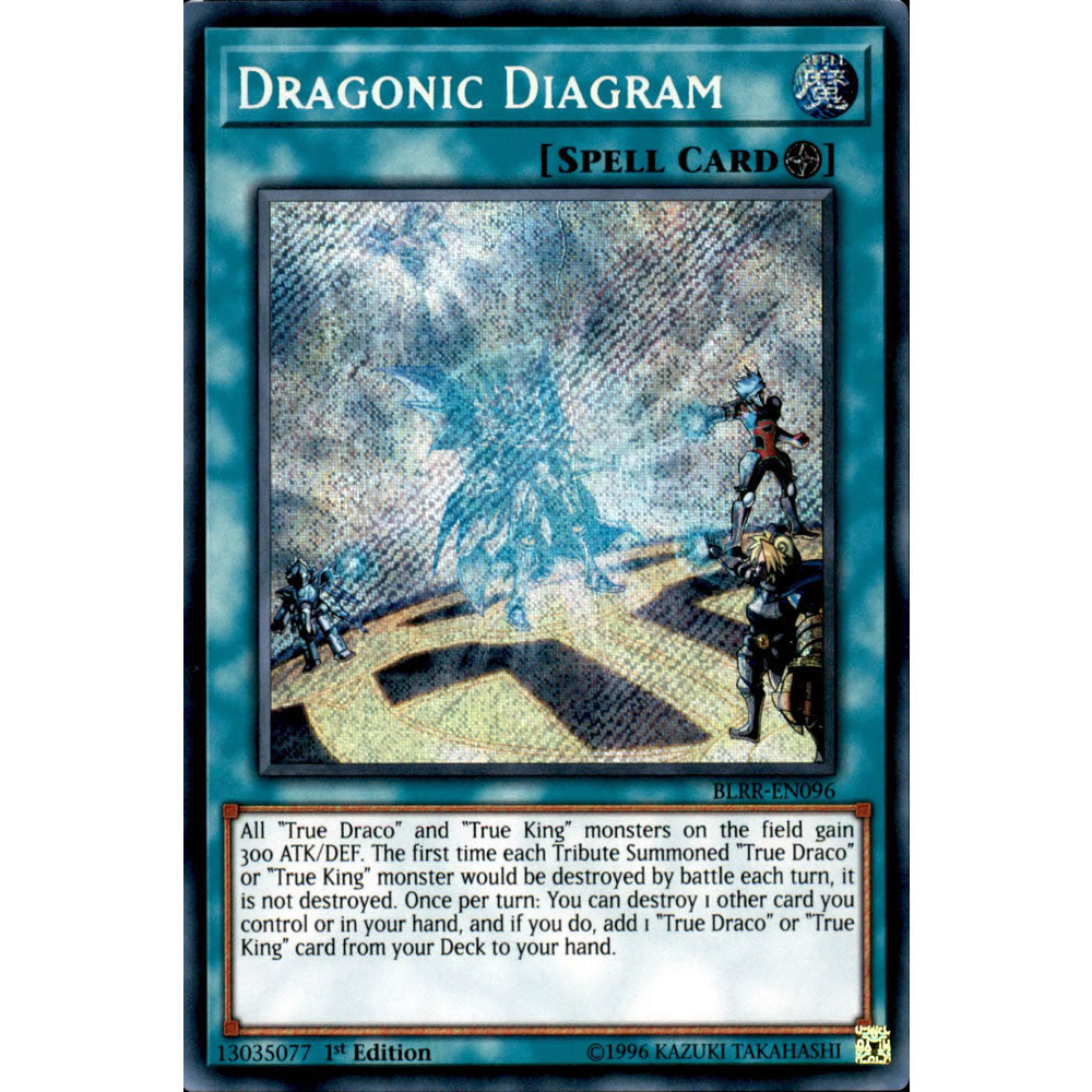 Dragonic Diagram BLRR-EN096 Yu-Gi-Oh! Card from the Battles of Legend: Relentless Revenge Set