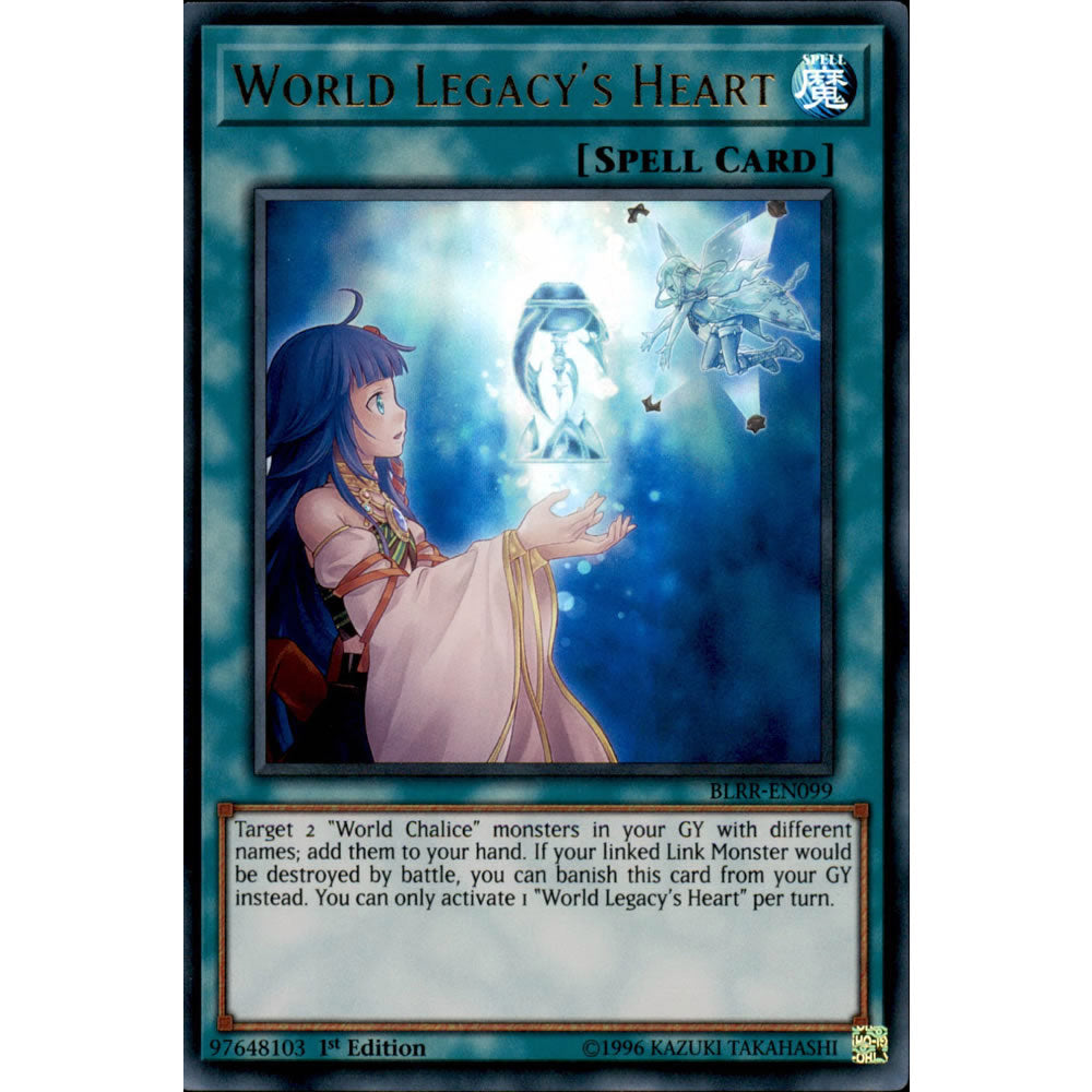 World Legacy's Heart BLRR-EN099 Yu-Gi-Oh! Card from the Battles of Legend: Relentless Revenge Set