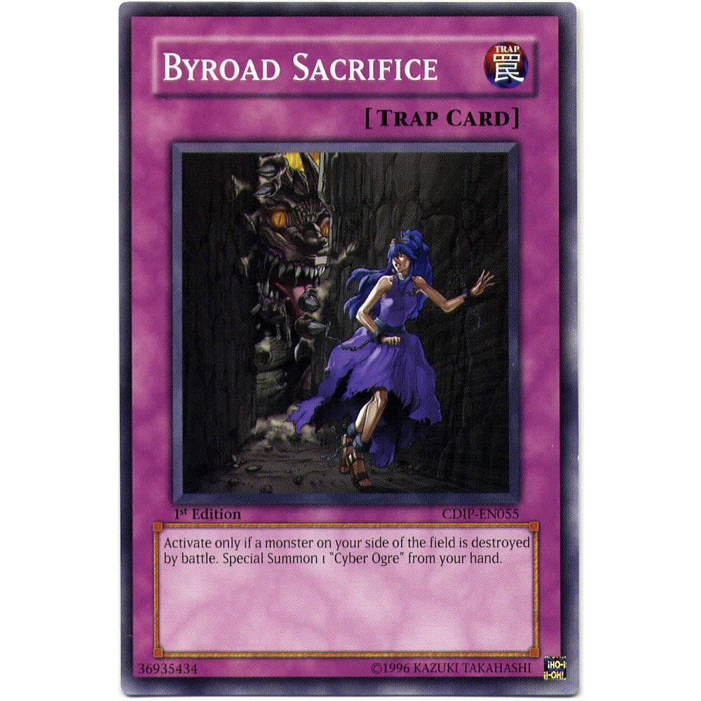 Byroad Sacrifice CDIP-EN055 Yu-Gi-Oh! Card from the Cyberdark Impact Set