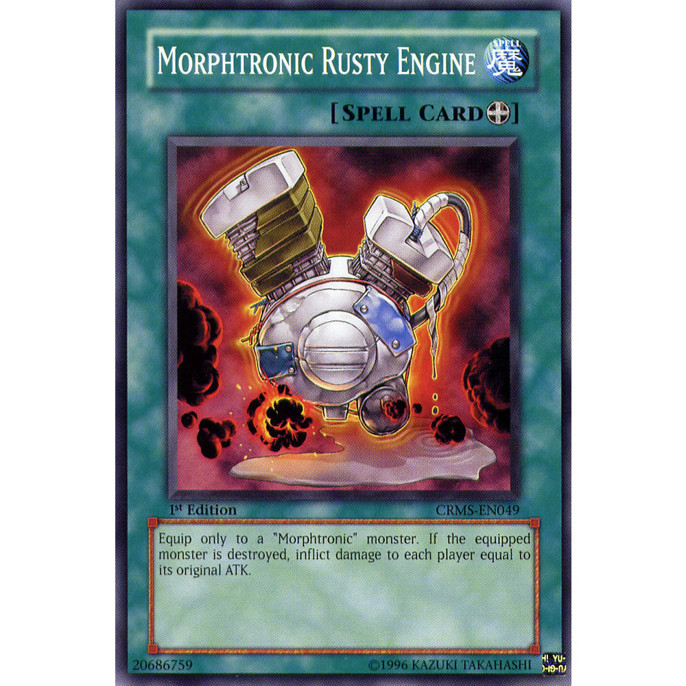 Morphtronic Rusty Engine CRMS-EN049 Yu-Gi-Oh! Card from the Crimson Crisis Set