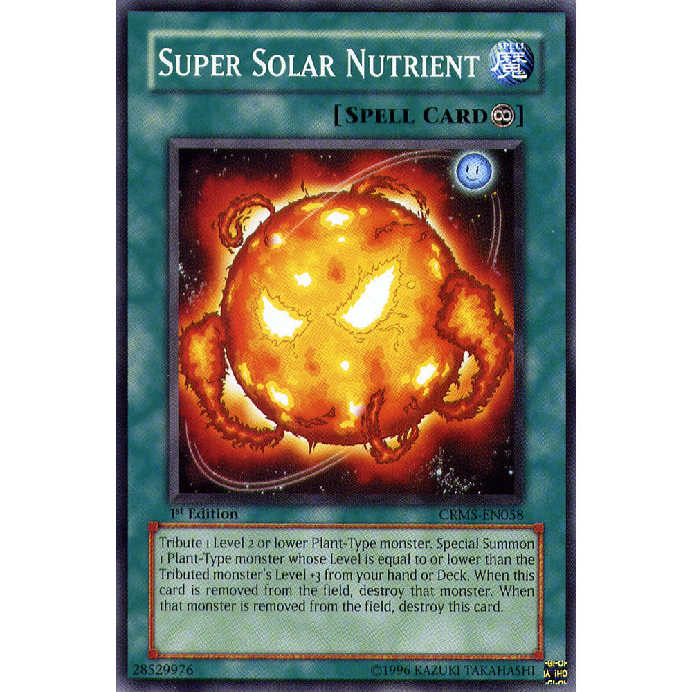 Super Solar Nutrient CRMS-EN058 Yu-Gi-Oh! Card from the Crimson Crisis Set