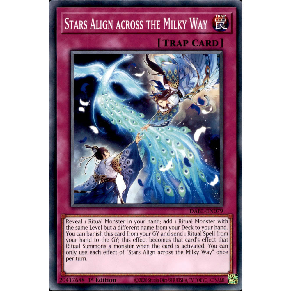 Stars Align across the Milky Way DABL-EN079 Yu-Gi-Oh! Card from the Darkwing Blast Set