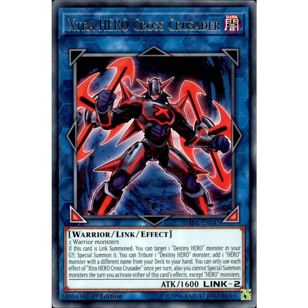 Xtra HERO Cross Crusader DANE-EN045 Yu-Gi-Oh! Card from the Dark Neostorm Set