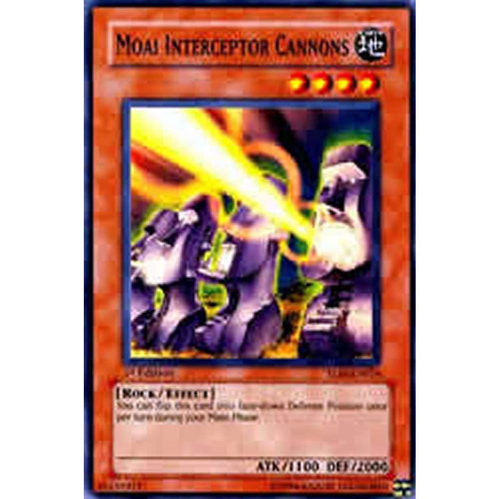 Moai Interceptor Cannons DR3-EN194 Yu-Gi-Oh! Card from the Dark Revelation 3 Set