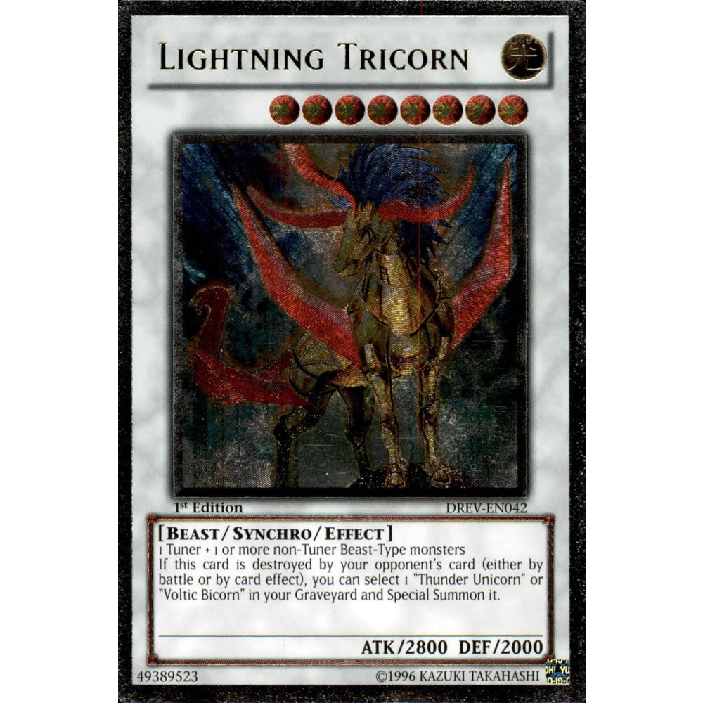 Lightning Tricorn DREV-EN042 Yu-Gi-Oh! Card from the Duelist Revolution Set