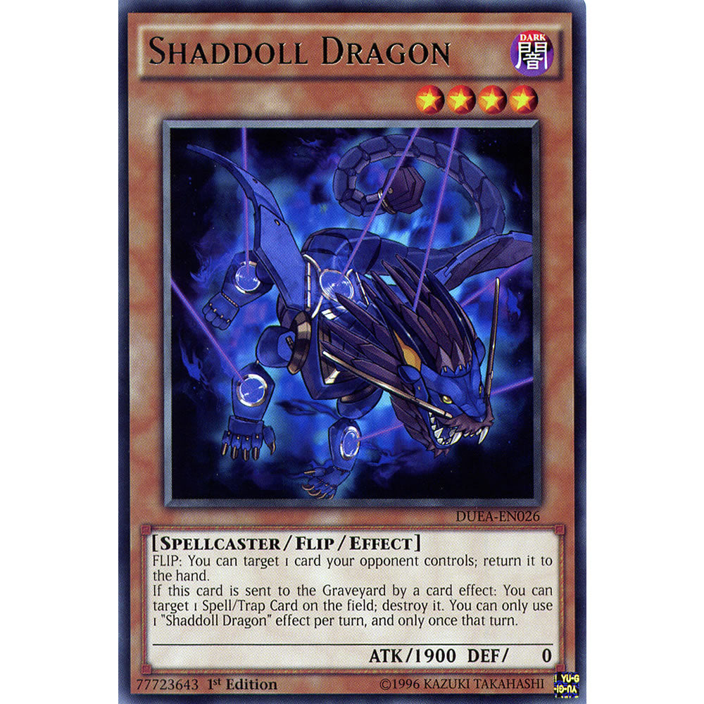 Shaddoll Dragon DUEA-EN026 Yu-Gi-Oh! Card from the Duelist Alliance Set