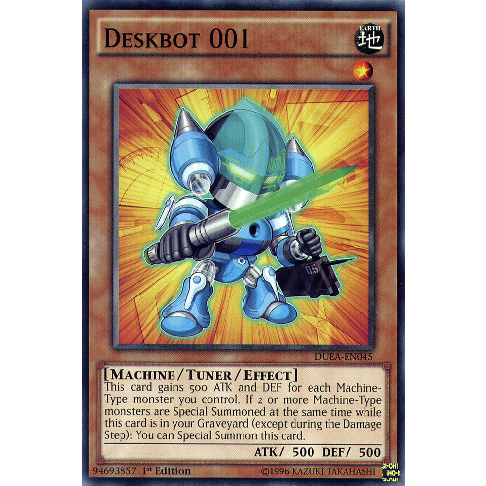 Deskbot 001 DUEA-EN045 Yu-Gi-Oh! Card from the Duelist Alliance Set