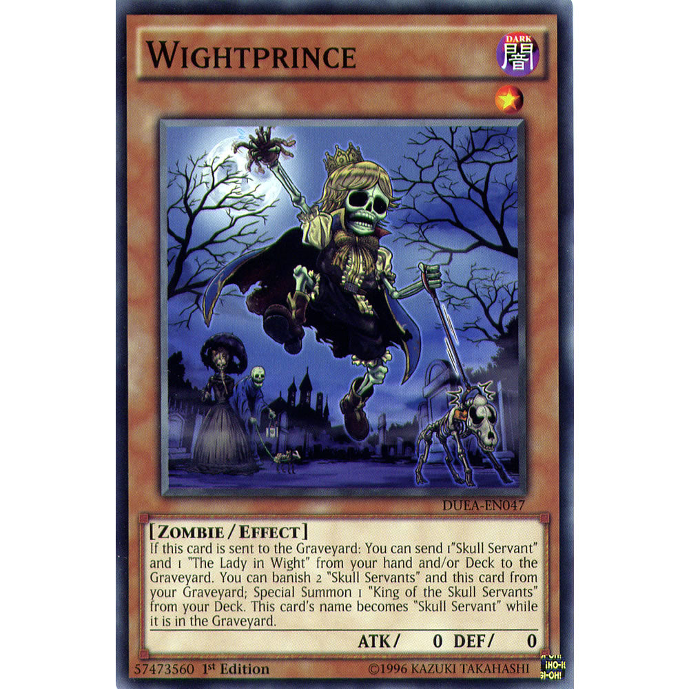 Wightprince DUEA-EN047 Yu-Gi-Oh! Card from the Duelist Alliance Set