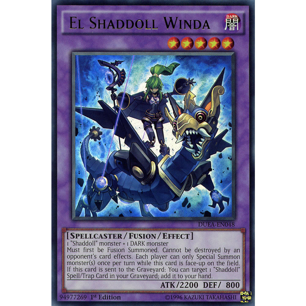 El Shaddoll Winda DUEA-EN048 Yu-Gi-Oh! Card from the Duelist Alliance Set