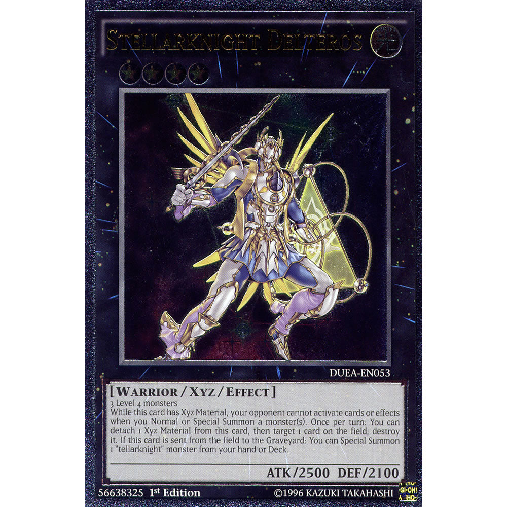 Stellarknight Delteros DUEA-EN053 Yu-Gi-Oh! Card from the Duelist Alliance Set