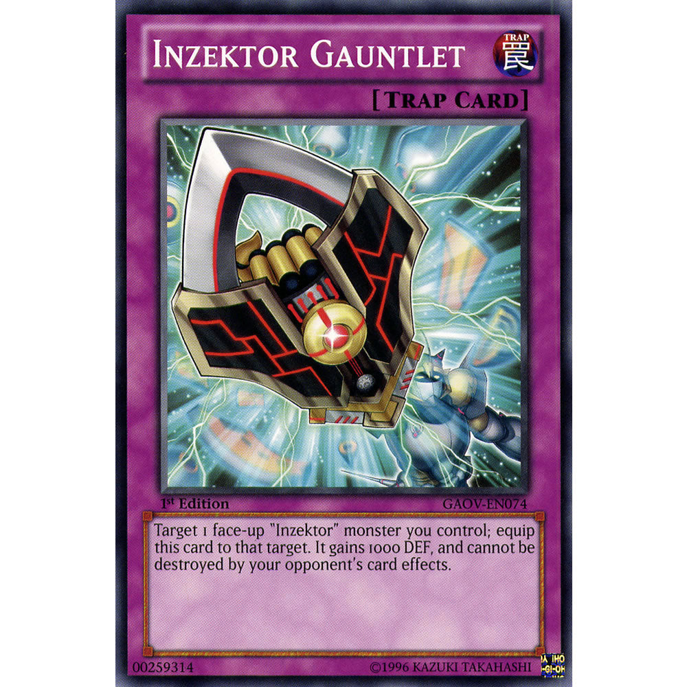 Inzektor Gauntlet GAOV-EN074 Yu-Gi-Oh! Card from the Galactic Overlord Set