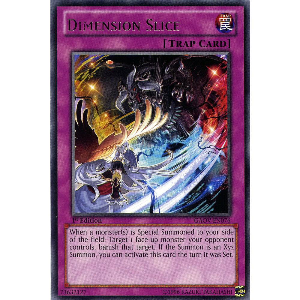 Dimension Slice GAOV-EN076 Yu-Gi-Oh! Card from the Galactic Overlord Set