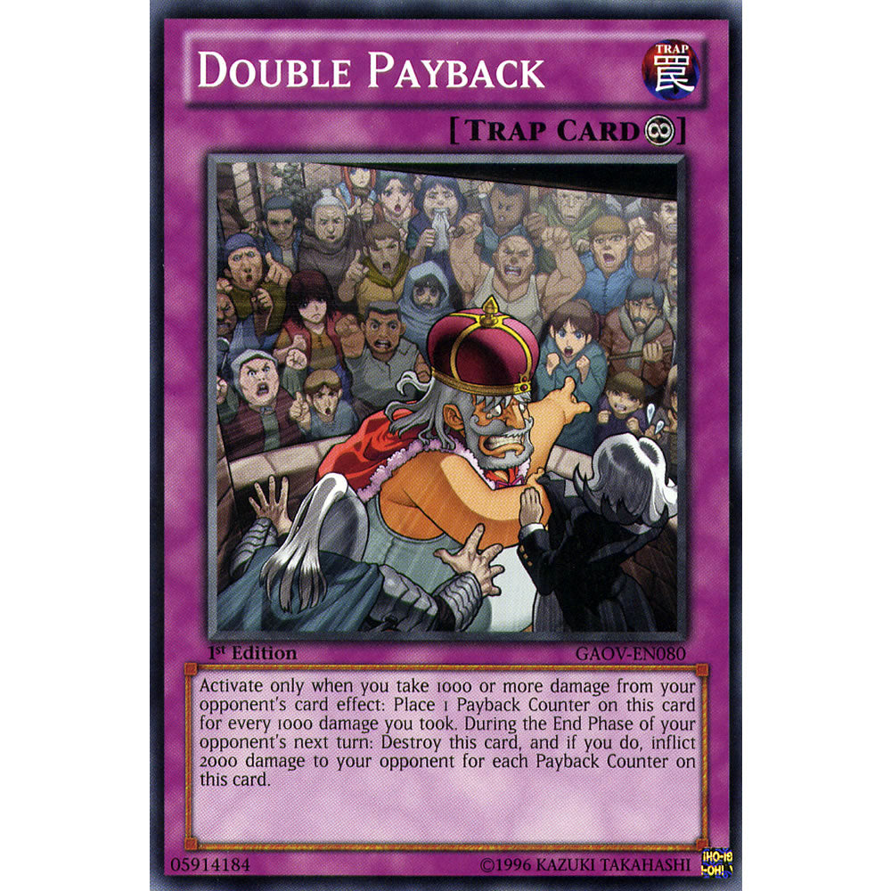 Double Payback GAOV-EN080 Yu-Gi-Oh! Card from the Galactic Overlord Set