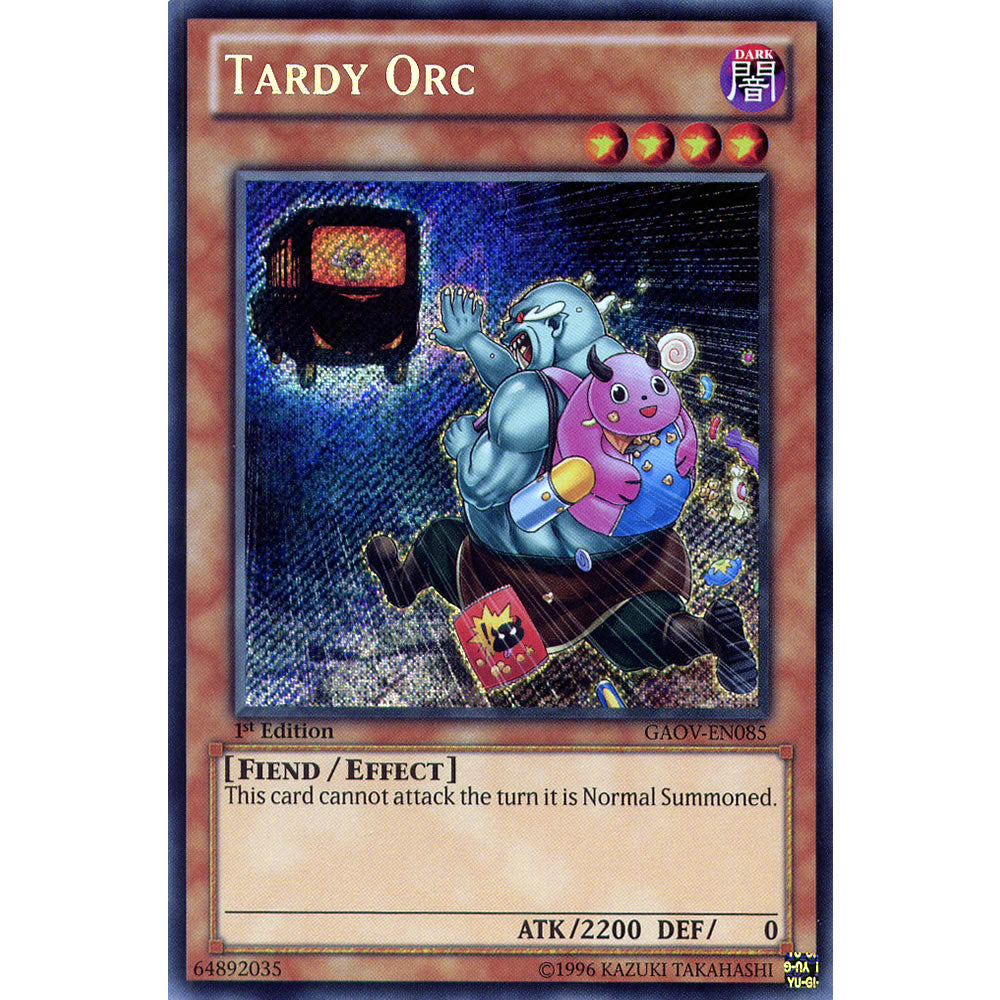 Tardy Orc GAOV-EN085 Yu-Gi-Oh! Card from the Galactic Overlord Set