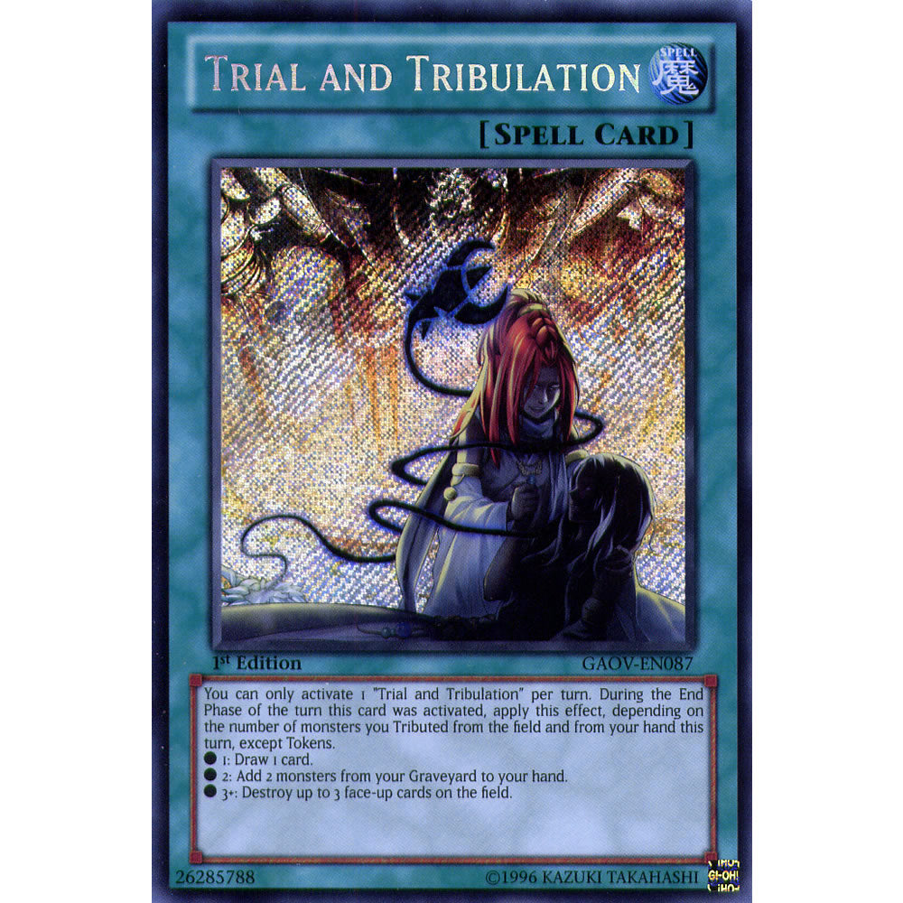 Trial and Tribulation GAOV-EN087 Yu-Gi-Oh! Card from the Galactic Overlord Set