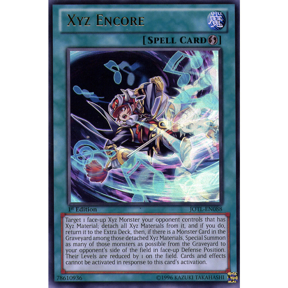 Xyz Encore JOTL-EN088 Yu-Gi-Oh! Card from the Judgment of the Light Set