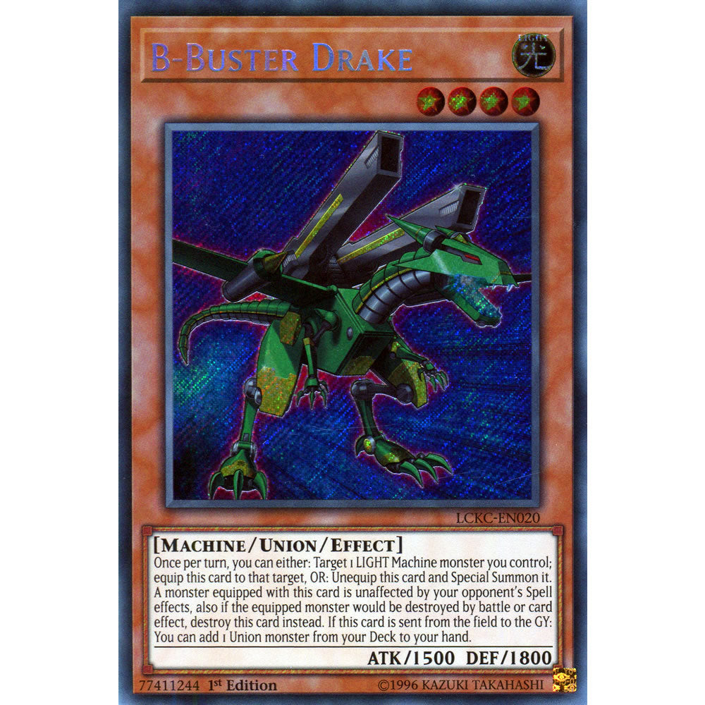 B-Buster Drake LCKC-EN020 Yu-Gi-Oh! Card from the Legendary Collection Kaiba Mega Pack Set