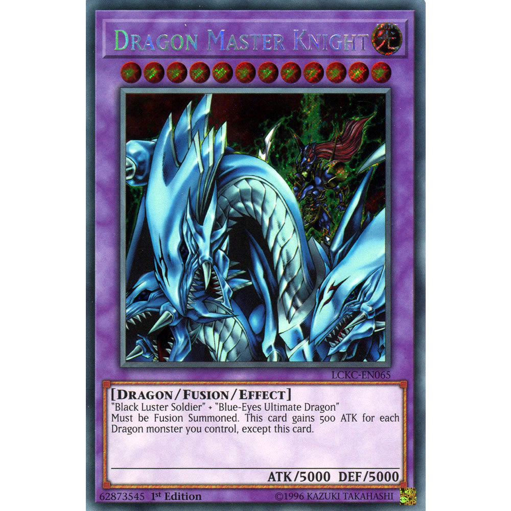 Dragon Master Knight LCKC-EN065 Yu-Gi-Oh! Card from the Legendary Collection Kaiba Mega Pack Set