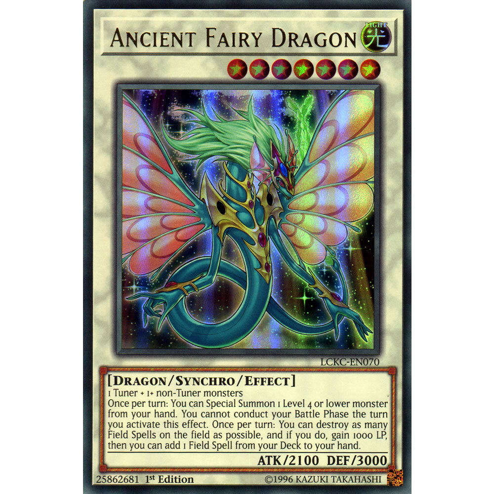 Ancient Fairy Dragon LCKC-EN070 Yu-Gi-Oh! Card from the Legendary Collection Kaiba Mega Pack Set